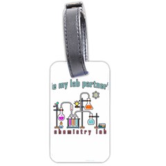 Chemistry Lab Luggage Tags (one Side)  by Valentinaart