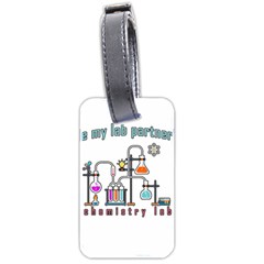 Chemistry Lab Luggage Tags (two Sides) by Valentinaart