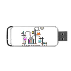 Chemistry Lab Portable Usb Flash (one Side) by Valentinaart