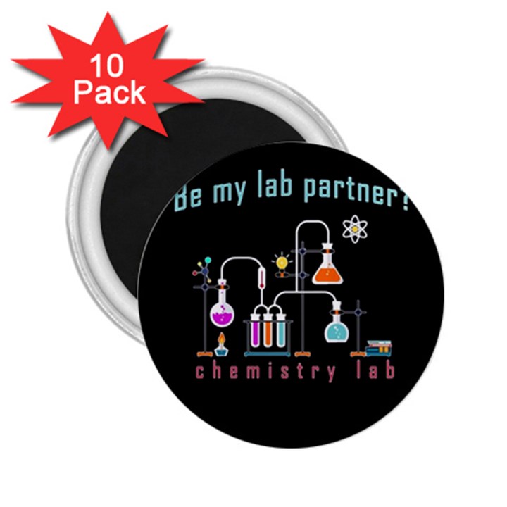 Chemistry lab 2.25  Magnets (10 pack) 