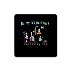 Chemistry Lab Square Magnet by Valentinaart