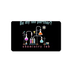 Chemistry Lab Magnet (name Card) by Valentinaart