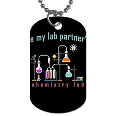 Chemistry Lab Dog Tag (two Sides) by Valentinaart