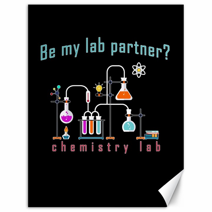 Chemistry lab Canvas 18  x 24  