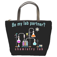 Chemistry Lab Bucket Bags by Valentinaart