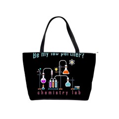 Chemistry Lab Shoulder Handbags by Valentinaart