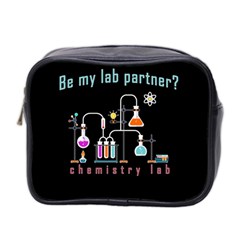 Chemistry Lab Mini Toiletries Bag 2-side by Valentinaart