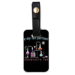 Chemistry Lab Luggage Tags (one Side)  by Valentinaart