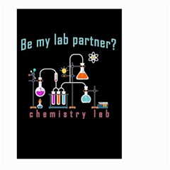 Chemistry Lab Large Garden Flag (two Sides) by Valentinaart