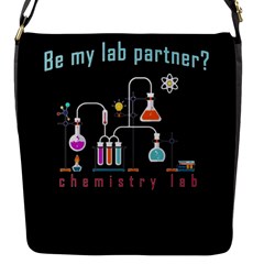 Chemistry Lab Flap Messenger Bag (s) by Valentinaart