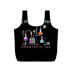 Chemistry Lab Full Print Recycle Bags (s)  by Valentinaart