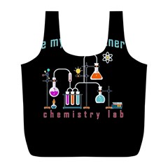 Chemistry Lab Full Print Recycle Bags (l)  by Valentinaart