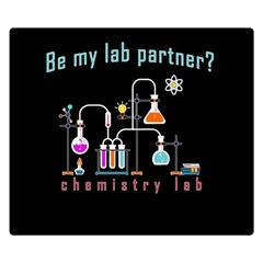 Chemistry Lab Double Sided Flano Blanket (small)  by Valentinaart