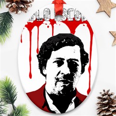 Pablo Escobar  Ornament (oval) by Valentinaart