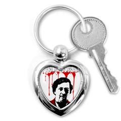 Pablo Escobar  Key Chains (heart)  by Valentinaart