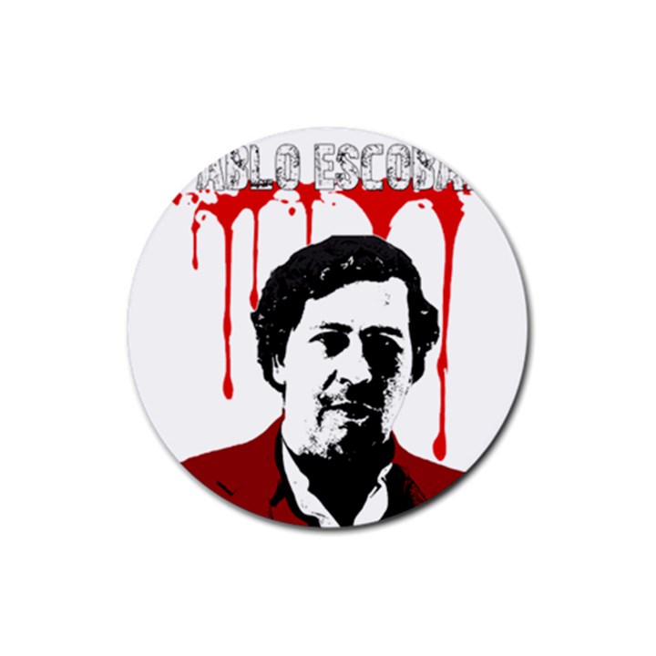 Pablo Escobar  Rubber Coaster (Round) 