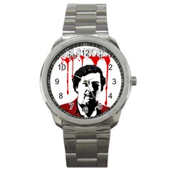 Pablo Escobar  Sport Metal Watch by Valentinaart