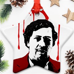 Pablo Escobar  Star Ornament (two Sides) by Valentinaart