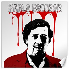 Pablo Escobar  Canvas 12  X 12   by Valentinaart