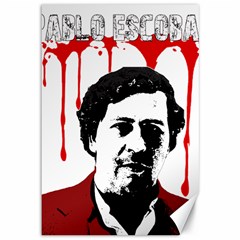 Pablo Escobar  Canvas 12  X 18   by Valentinaart