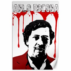 Pablo Escobar  Canvas 24  X 36  by Valentinaart