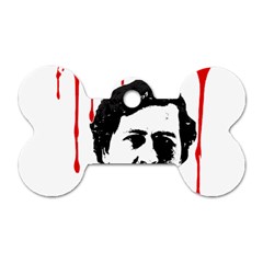 Pablo Escobar  Dog Tag Bone (two Sides) by Valentinaart