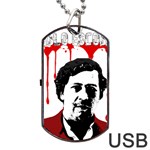 Pablo Escobar  Dog Tag USB Flash (Two Sides) Front