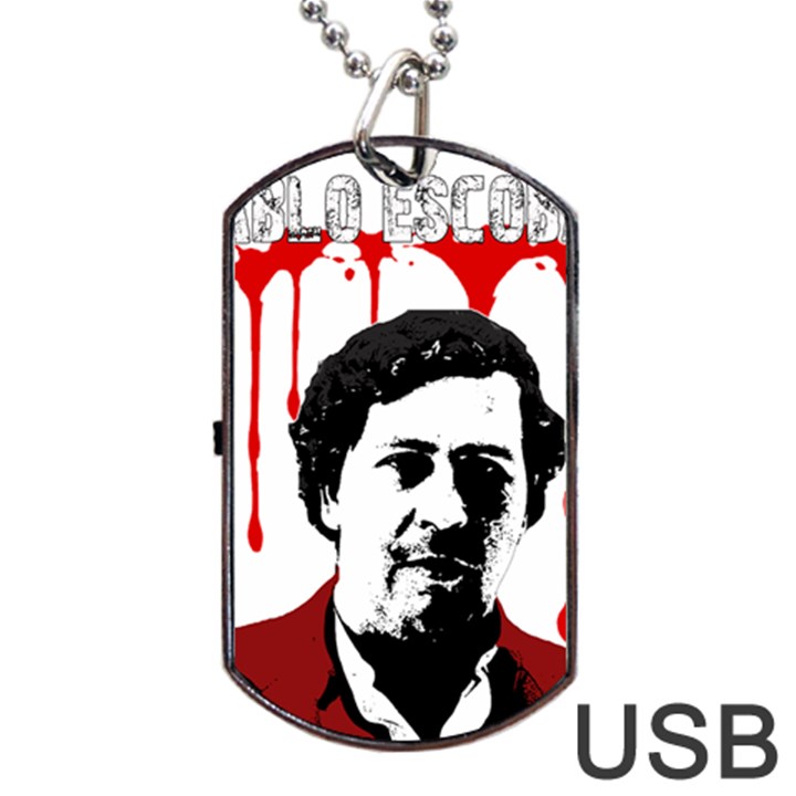 Pablo Escobar  Dog Tag USB Flash (Two Sides)