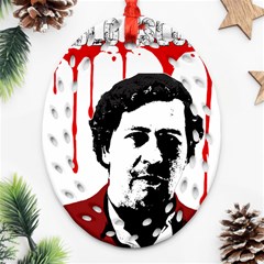 Pablo Escobar  Oval Filigree Ornament (two Sides)