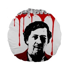 Pablo Escobar  Standard 15  Premium Round Cushions by Valentinaart