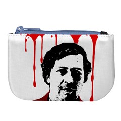 Pablo Escobar  Large Coin Purse by Valentinaart