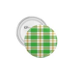 Abstract Green Plaid 1.75  Buttons