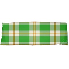 Abstract Green Plaid Body Pillow Case (Dakimakura)