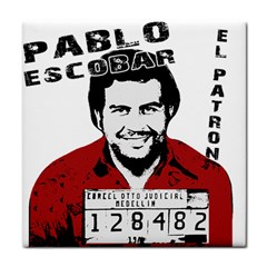 Pablo Escobar  Tile Coasters by Valentinaart