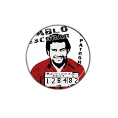 Pablo Escobar  Hat Clip Ball Marker by Valentinaart