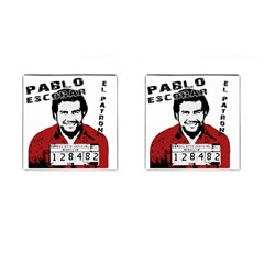 Pablo Escobar  Cufflinks (square) by Valentinaart