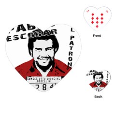 Pablo Escobar  Playing Cards (heart)  by Valentinaart