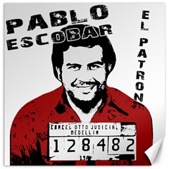 Pablo Escobar  Canvas 12  X 12   by Valentinaart