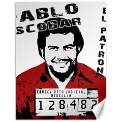 Pablo Escobar  Canvas 12  X 16   by Valentinaart