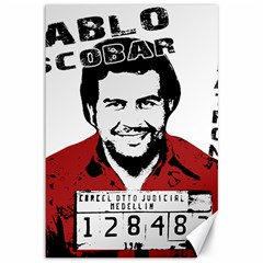 Pablo Escobar  Canvas 12  X 18   by Valentinaart