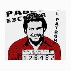 Pablo Escobar  Small Glasses Cloth (2-side) by Valentinaart