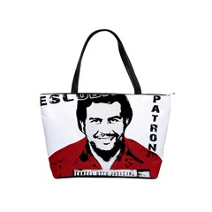 Pablo Escobar  Shoulder Handbags by Valentinaart