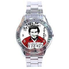 Pablo Escobar  Stainless Steel Analogue Watch by Valentinaart