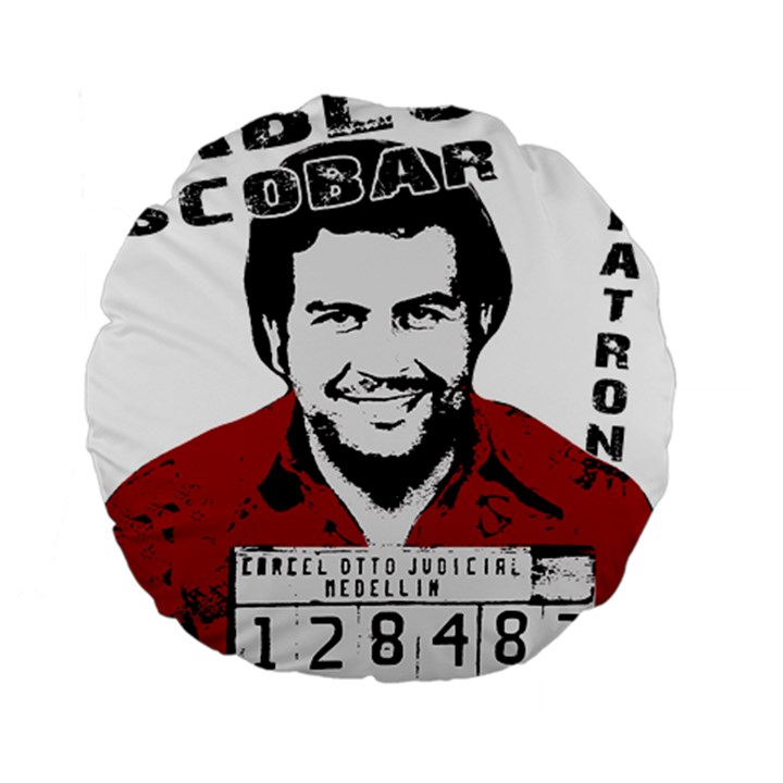 Pablo Escobar  Standard 15  Premium Round Cushions