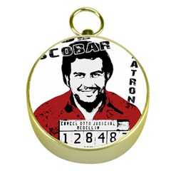 Pablo Escobar  Gold Compasses by Valentinaart