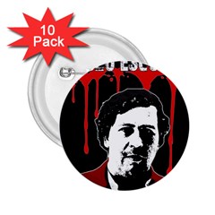 Pablo Escobar  2 25  Buttons (10 Pack)  by Valentinaart