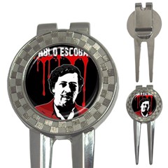 Pablo Escobar  3-in-1 Golf Divots by Valentinaart