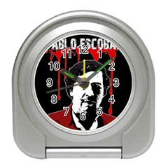 Pablo Escobar  Travel Alarm Clocks by Valentinaart