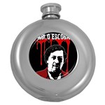 Pablo Escobar  Round Hip Flask (5 oz) Front