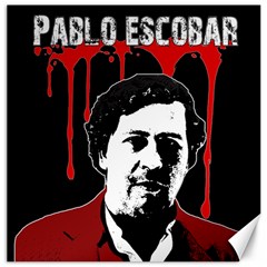 Pablo Escobar  Canvas 12  X 12   by Valentinaart